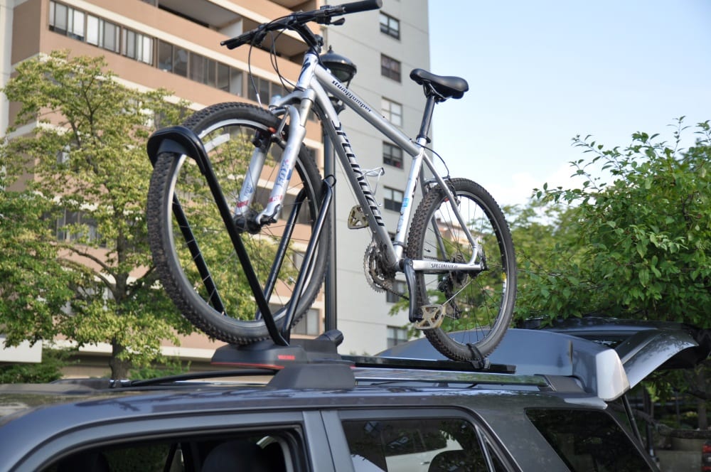 roof rack bicycle mount