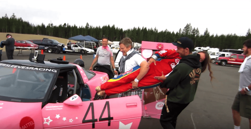 Race Driver Barbie at the 24 Hours of LeMons