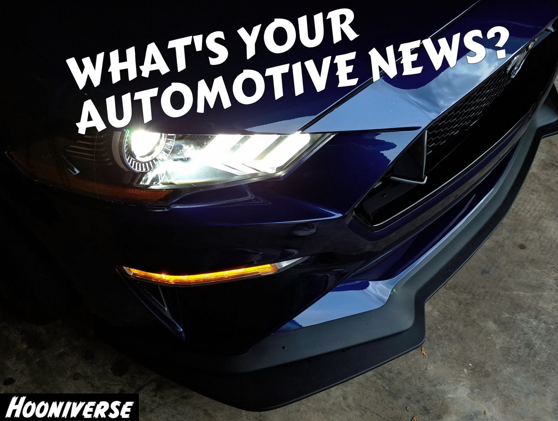 hooniverse whats your automotive news