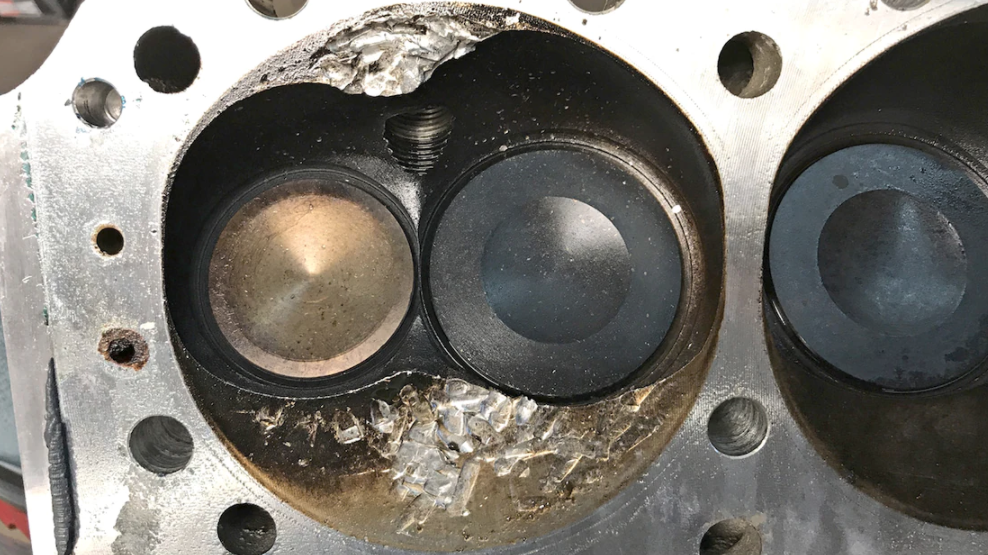 hot rod c10 engine damage